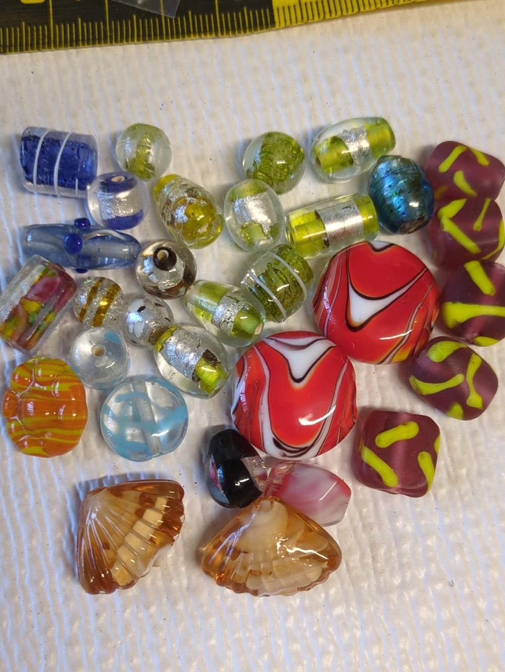 ☀️Q91 Beautiful Mixed Lampwork Glass Beads